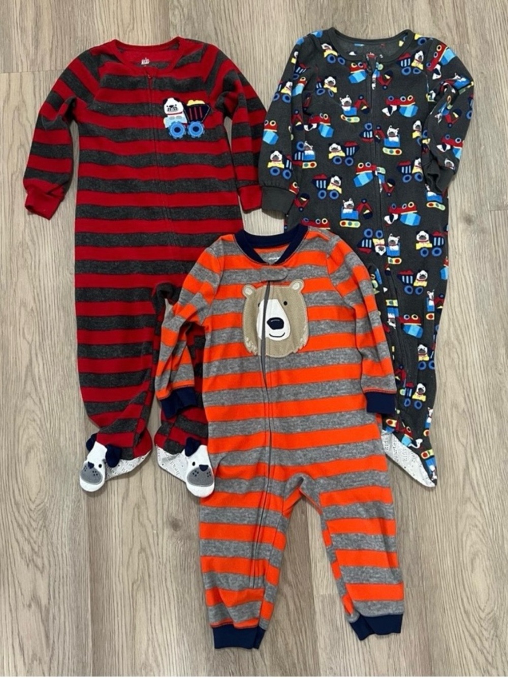 Toddler Boy Fleece Pajama Bundle Size 2T/24 Months